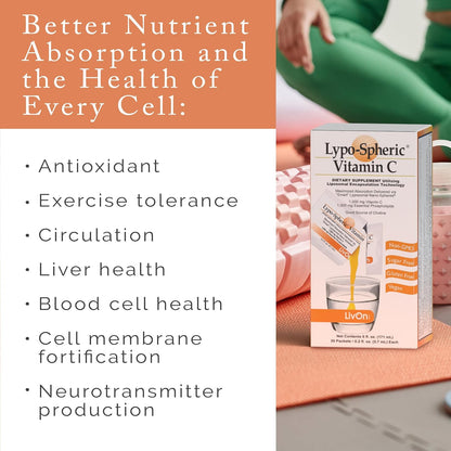 Liposomal Vitamin C  Lypo-Spheric  Vitamin C Lypo C  LivOn Laboratories